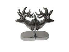 Metall hirsch buchstütze - hirsch,