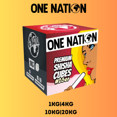 One nation shisha kohle 26mm - shisha,