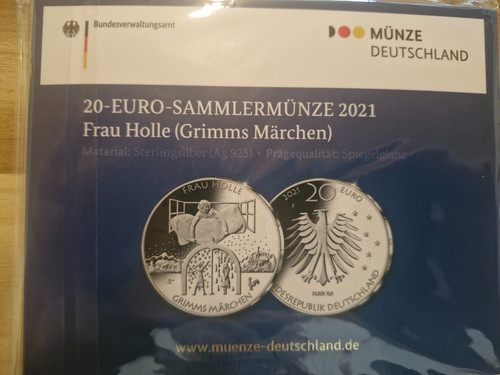 Brd 2021 euro frau - brd,