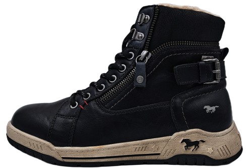 Mustang damen boots schwarz - mustang,