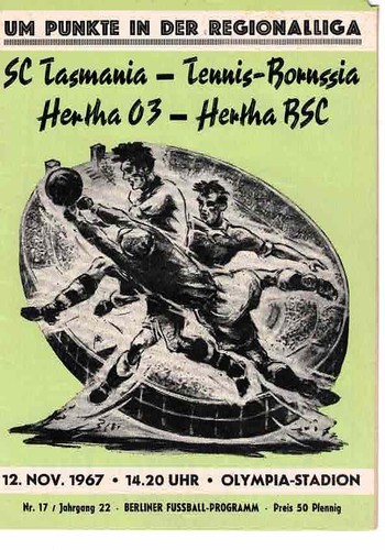 Fussball programmheft 67 68 - ,