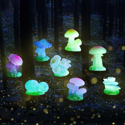 Leuchtende pilz resin deko - leuchtende, pilz-resin-deko