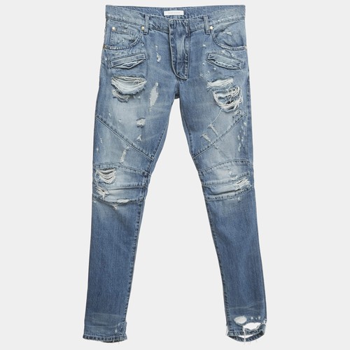 Pierre balmain blue distressed - balmain,