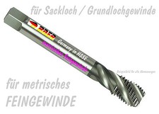 Gewindebohrer BAER Maschinengewindebohrer MF4 - MF20 Salo Feingewinde Sackloch