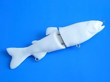 Jerkbait Jerk Wobbler Köder Crankbait Kunstköder Angeln Bait Hecht unlackiert