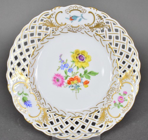 Meissen teller prunkteller - meissen,