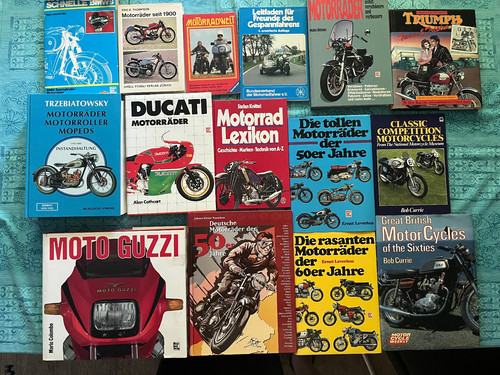 Konvolut motorrad bücher - konvolut,