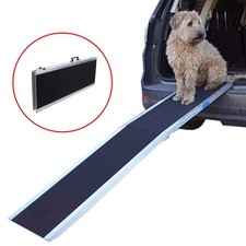 Hunderampe Einstieghilfe Hundetreppe Hund ALU klappbar Alurampe 183cm B-Ware 