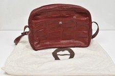 Aigner Vintage Tasche - Handtasche - Leder Kroko-Optik - Rotbraun - Neuwertig