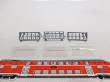 3x Märklin H0 Oberlichtfenster für 7028 Blech Lokschuppen 3-ständig #EF392-0,5