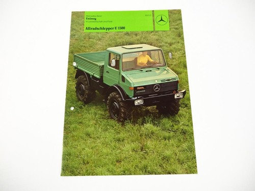 Prospekt mercedes benz u1300 - benz,