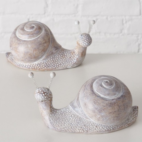 Deko figur schnecke braun - schnecke,