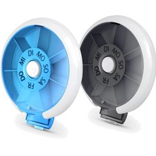 Runde 7-Fächer Pillendose