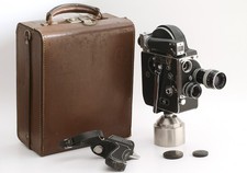 Paillard Bolex H16 Leader 16mm Filmkamera Nr.54291 mit Switar 25mm + Yvar 75 mm