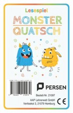 Lesespiel Monster-Quatsch|Janet Stadelmeier|Broschiertes Buch|Deutsch