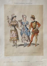 Lithographie Eingefärbte