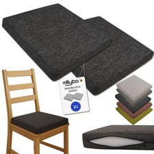 millybo Sitzkissen 40x40x5cm  2er Set für Garten & Zuhause Bequeme Stuhlauflagen