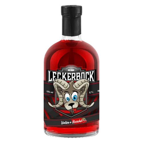 Leckerbock vodka kirsche 7l - vodka+kirsche, 0,7l