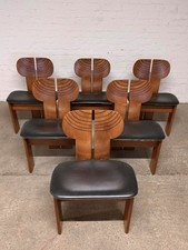 6 Designerstühle von Tobia & Afra Scarpa für Maxalto – Modell "Africa Chairs"