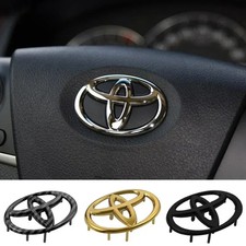 6.5x4.5cm Buckle Car Steering Wheel Emblem Decals Badge For Toyota most models