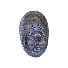 Obsolete Tomball Texas Police Badge original selten rar Vintage, Hallmarked