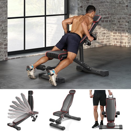 Klappbar hantelbank fitness - klappbar,