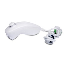 Original Nintendo Wii Nunchuk Controller in Weiss Weiß