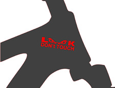 Look Don't Touch Bike Fahrrad MTB Aufkleber Sticker Set 2 Stk. #001