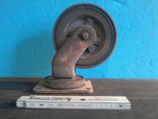 Schweres Eisenrad mit Vollgummi-Zwischenlage Metallrad Smoker Tisch Plattenwagen