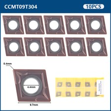 10x Hartmetall Wendeplatten CCMT32.5 CCMT09T304 Wendeschneidplatten Drehmeißel