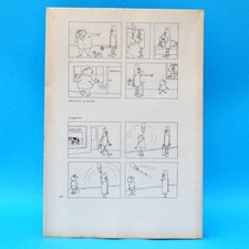 Original DDR-Comic-Druckbogen