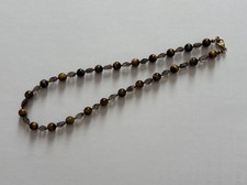 Halskette Tigerauge u. Spinell