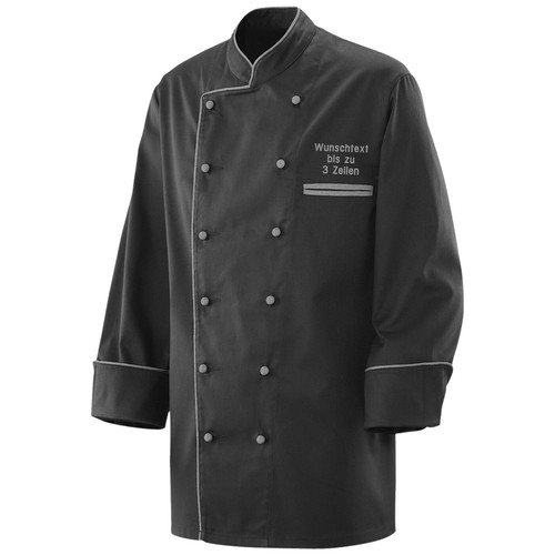 Kochjacke bäckerjacke schwarz - kochjacke,