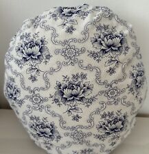 ⚜️Deko Kissen Hülle Neu 40cm Rund Bezug Blau Weiß Westfalen Stoffe