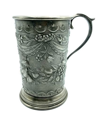 Wunderschöner zinn becher - zinn,
