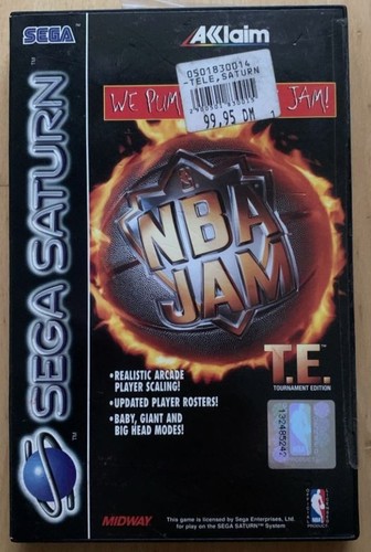 Sega saturn nba jam - nba, t.e