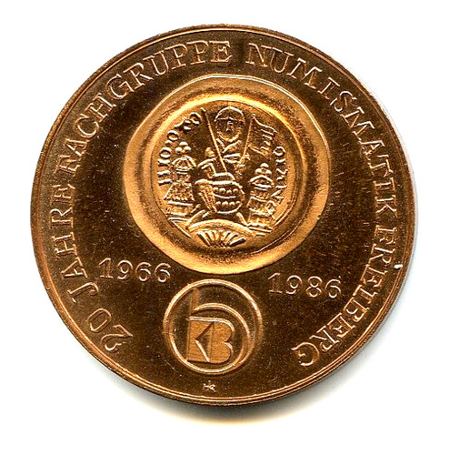 Kupfermedaille helmut könig - kupfermedaille,