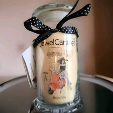 Juwelkerze mit  Schmuck Dolce Vita 