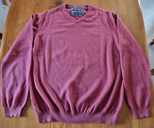 Giorgio Herren dicker Strick Pullover Weinrot Cotton& Kaschmir Gr.XL