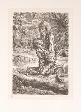 A. Paul Weber/Lithographie/Nachlass Druck signiert von Christian Weber/verso /2