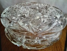 Bleikristall Dose mit  Deckel