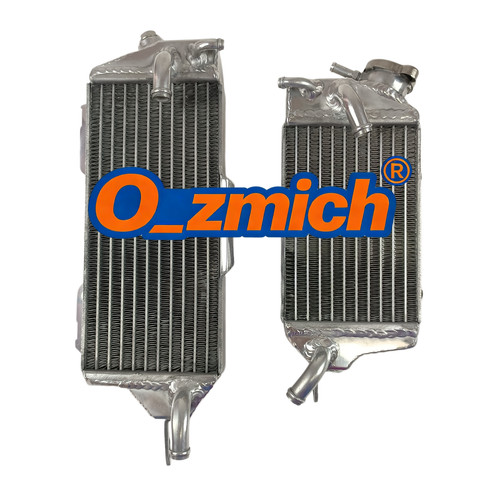Aluminum radiator kühler set - aluminum,