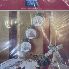 3 kleine Stickbilder mit