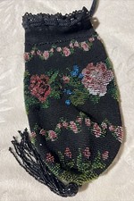 Antiker Biedermeier Glasperlen