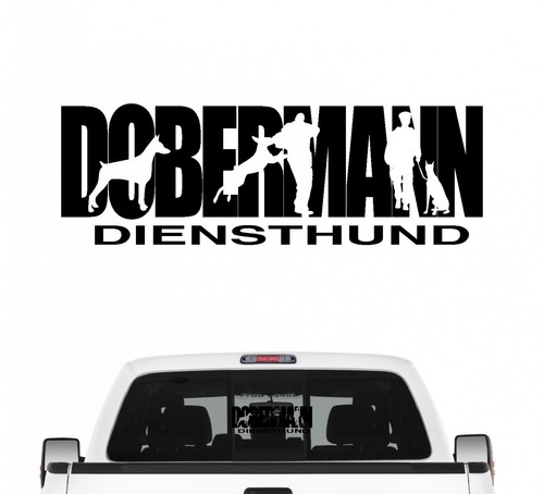 Dobermann hundesport auto - dobermann,