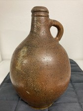 Steingut Krug ( Bartmann?) aus Nachlass. Dicht, kleine Abplatzungen, Alter unbek