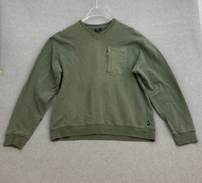 Vintage Tom Tailor Pullover Herren L Grün Khaki Sweater Sweatshirt