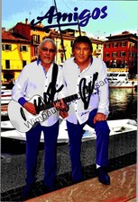 Original Autogramm Die Amigos  /// Autogramm Autograph signiert signed si 298235