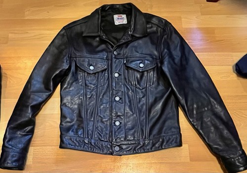 Levi trucker lederjacke typ - trucker,