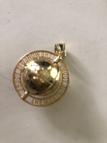 10kt gold globus - 10kt,